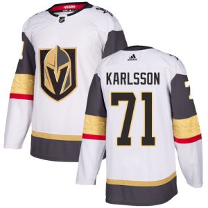 Lapsille NHL Vegas Golden Knights Pelipaita William Karlsson #71 Authentic Valkoinen Vieras